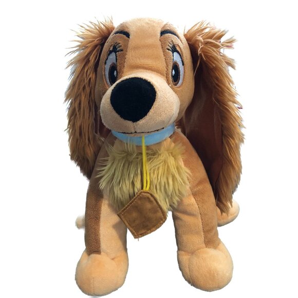 Disney "Lady" From Lady And The Tramp Movie Authentic Plush Stuffed 11" Sitting - Picture 2 of 10